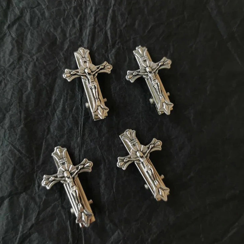Gothic Vintage Cross Hair Clip