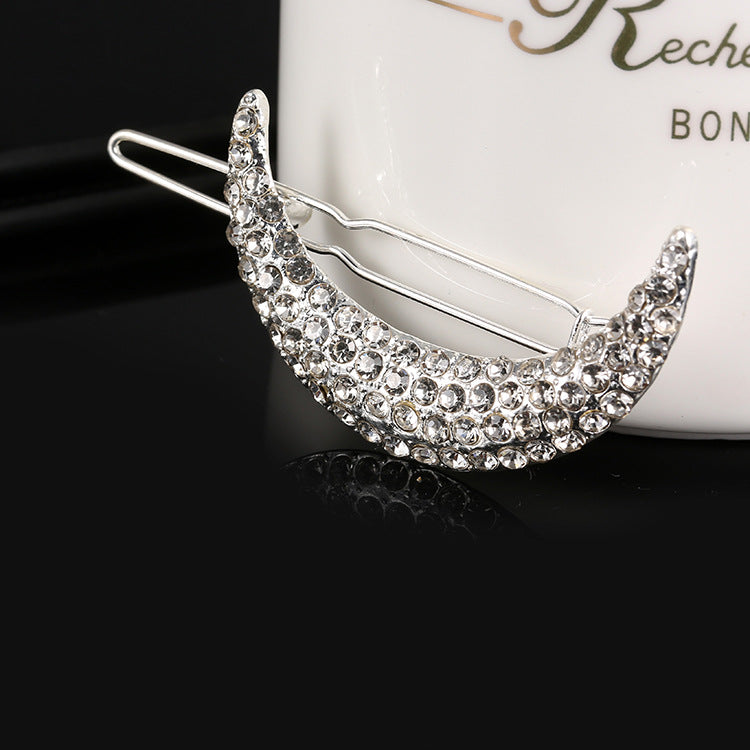 Moon Design Hair Clip