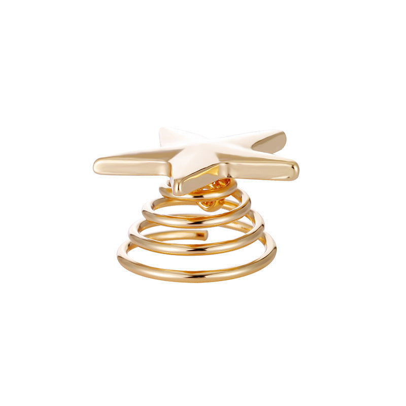 Gold Star Hair Pin